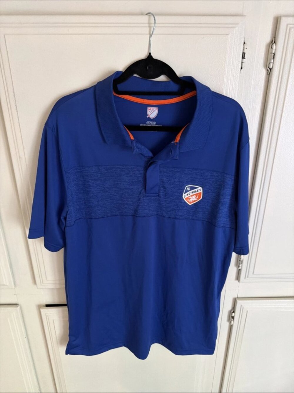 FC Cincinnati MLS Polo Shirt Blue Soccer Football Men’s XL